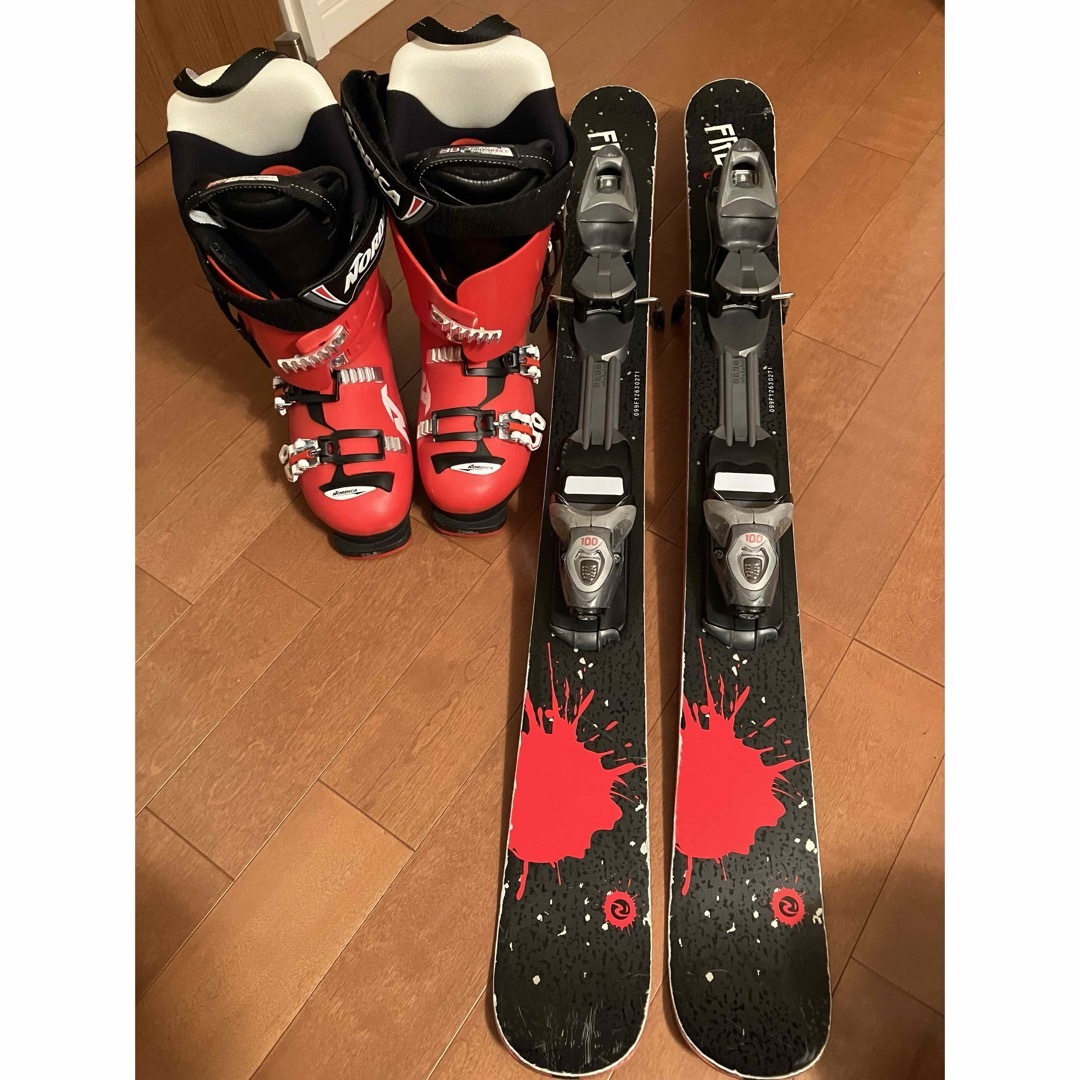 NORDICA(ノルディカ)のスキー板　ブーツ　セット　25~25.5センチ　295m　ショートスキー スポーツ/アウトドアのスキー(ブーツ)の商品写真