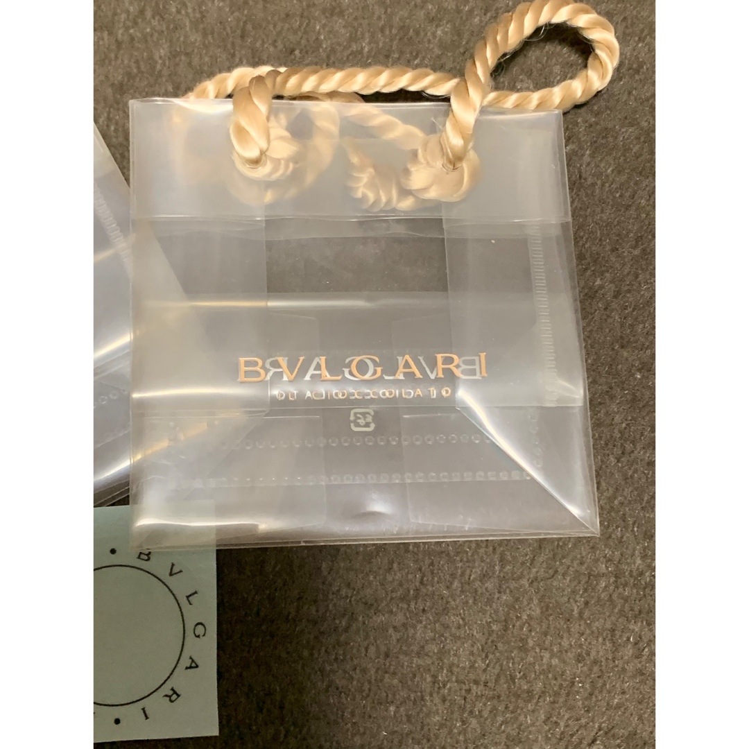 BVLGARI(ブルガリ)のBVLGARIクリアで小さなショップ袋2枚セット レディースのバッグ(ショップ袋)の商品写真