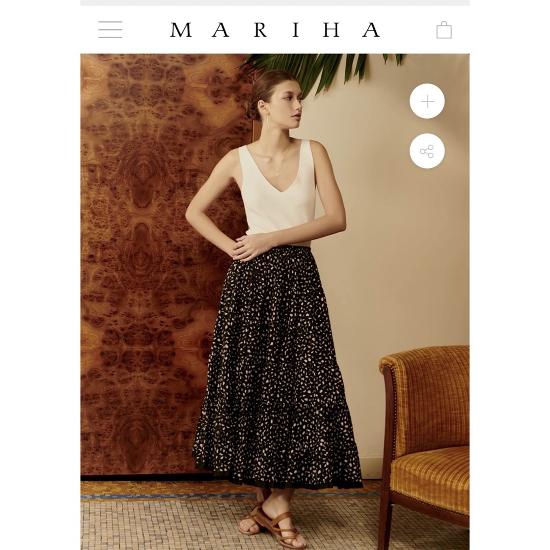 MARIHA(マリハ)の新品　MARIHA  草原の虹のスカート  Feathers  レディースのスカート(ロングスカート)の商品写真
