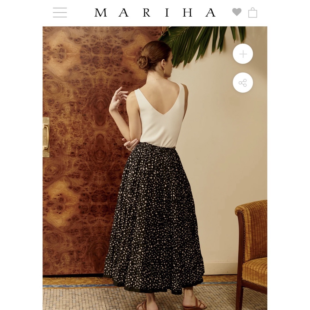 MARIHA(マリハ)の新品　MARIHA  草原の虹のスカート  Feathers  レディースのスカート(ロングスカート)の商品写真