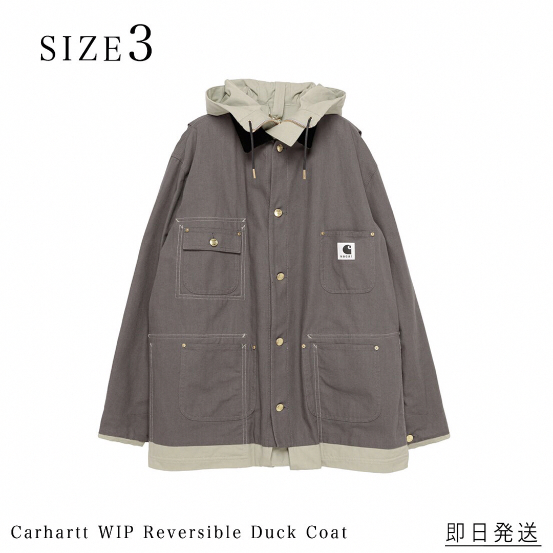 sacai(サカイ)のSacai Carhartt WIP Reversible Duck Coat  メンズのジャケット/アウター(モッズコート)の商品写真