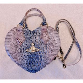 ヴィヴィアンウエストウッド(Vivienne Westwood)のヴィヴィアン  ハート型 クロコダイル皮バッグ(ショルダーバッグ)