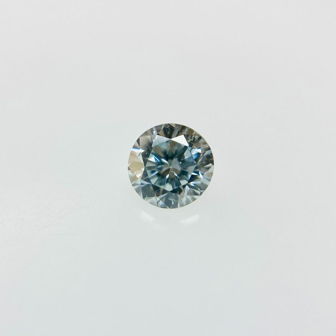 LIGHT BLUE 0.15ct RD/RT2376/GIA レディースのアクセサリー(その他)の商品写真