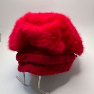 ベレー帽　レッド　赤(ハンチング/ベレー帽)