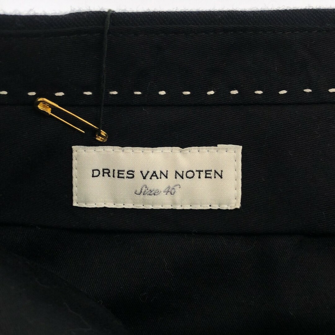 DRIES VAN NOTEN(ドリスヴァンノッテン)のDRIES VAN NOTEN ドリスヴァンノッテン 21SS PATRINO M.W.PANTS ウールスラックスパンツ  ネイビー 46 メンズのパンツ(スラックス)の商品写真