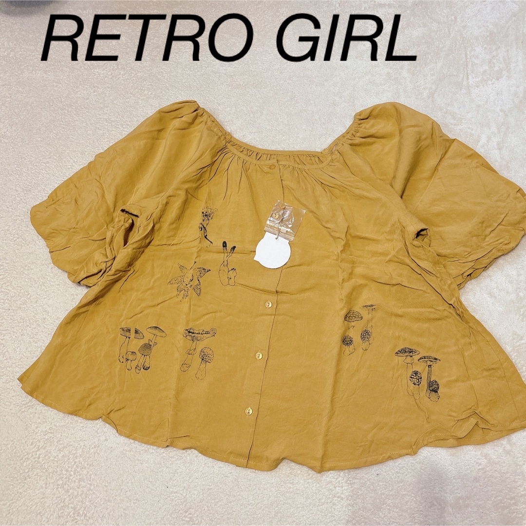 RETRO GIRL(レトロガール)のRETRO GIRL きのこチュニック レディースのトップス(シャツ/ブラウス(半袖/袖なし))の商品写真