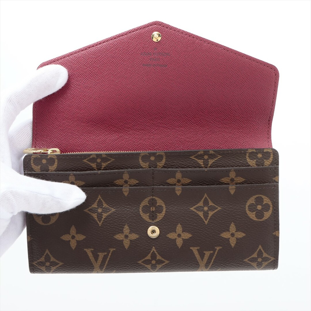 LOUIS VUITTON(ルイヴィトン)のヴィトン ポルトフォイユサラ   フューシャ レディース 長財布 レディースのファッション小物(財布)の商品写真