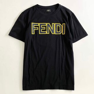 フェンディ  FY0985 ACN2 ロゴライン半袖ポロシャツ メンズ L