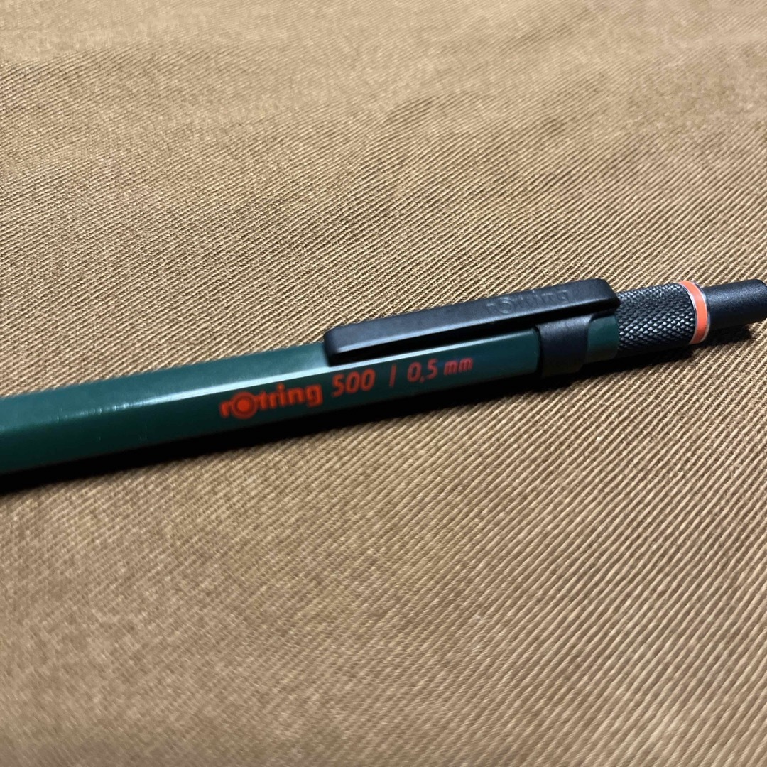 rotring(ロットリング)のロットリング500ブラック　ロットリング500グリーン　 インテリア/住まい/日用品の文房具(ペン/マーカー)の商品写真