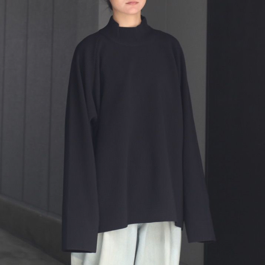 stein(シュタイン)のstein Oversized Gradation Pleats LS メンズのトップス(ニット/セーター)の商品写真