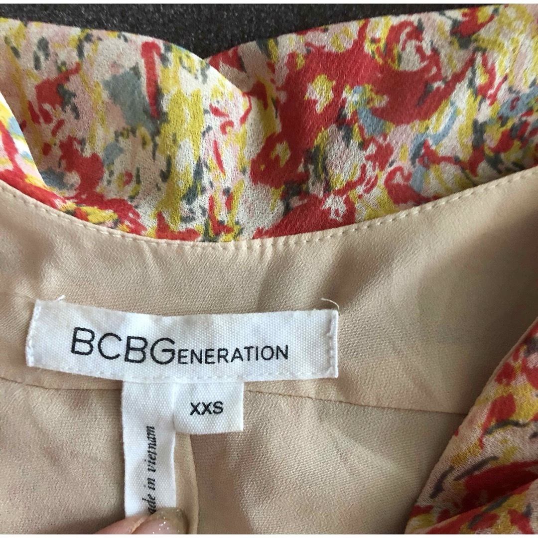 BCBGeneration(ビーシービージェネレーション)の343◆美品◆BCBGジェネレーション◆リゾート系 キャミ ワンピース◆ドレス レディースのワンピース(ミニワンピース)の商品写真