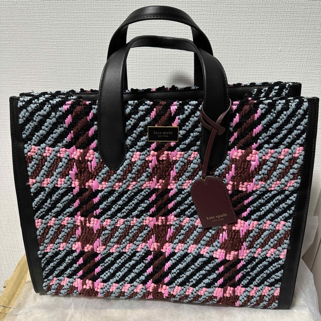 kate spade new york(ケイトスペードニューヨーク)のKATE SPADE トートバッグ Manhattan Plaid ラージ レディースのバッグ(トートバッグ)の商品写真