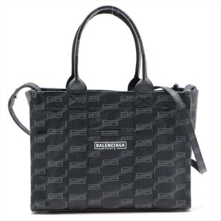 バレンシアガ(Balenciaga)のバレンシアガ ハードウェア レザー  ブラック レディース ハンドバッグ(ハンドバッグ)