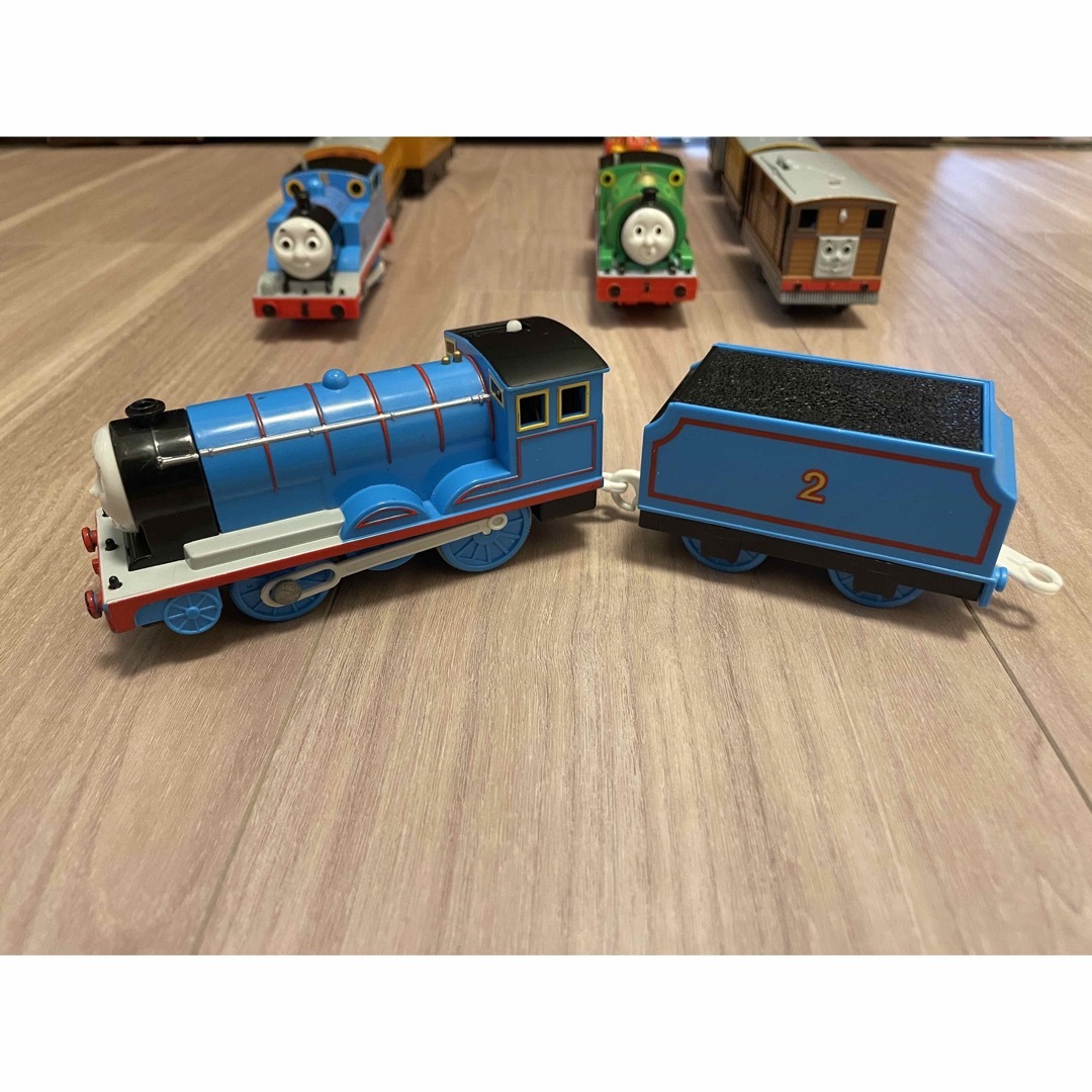 Takara Tomy(タカラトミー)のプラレール　トーマス　エドワード　パーシー&ロッキー　トビー キッズ/ベビー/マタニティのおもちゃ(電車のおもちゃ/車)の商品写真