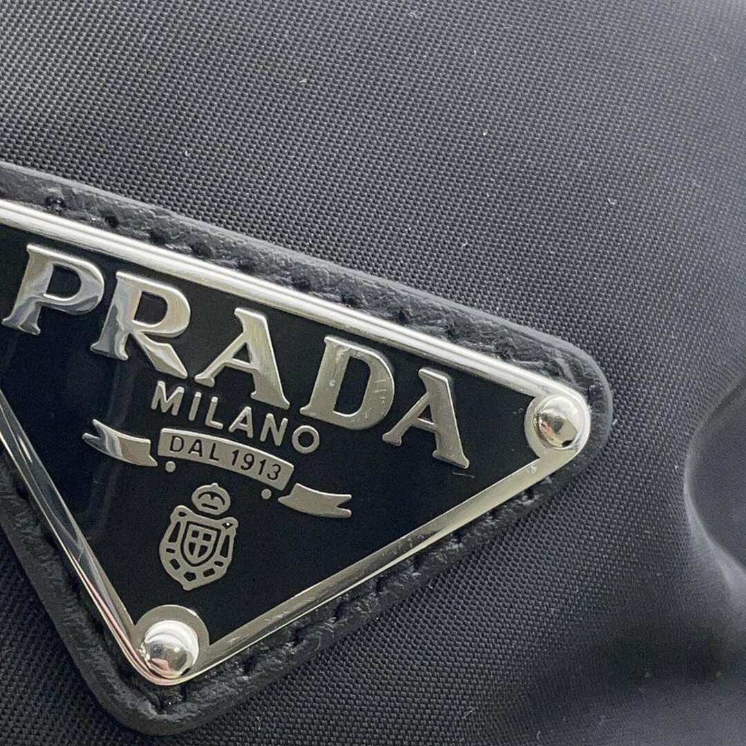 PRADA(プラダ)のプラダ バケットハット Re-Nylon デニム トライアングル ロゴ サイズM 1HC137 2DMW リバーシブル 黒 レディースの帽子(ハット)の商品写真