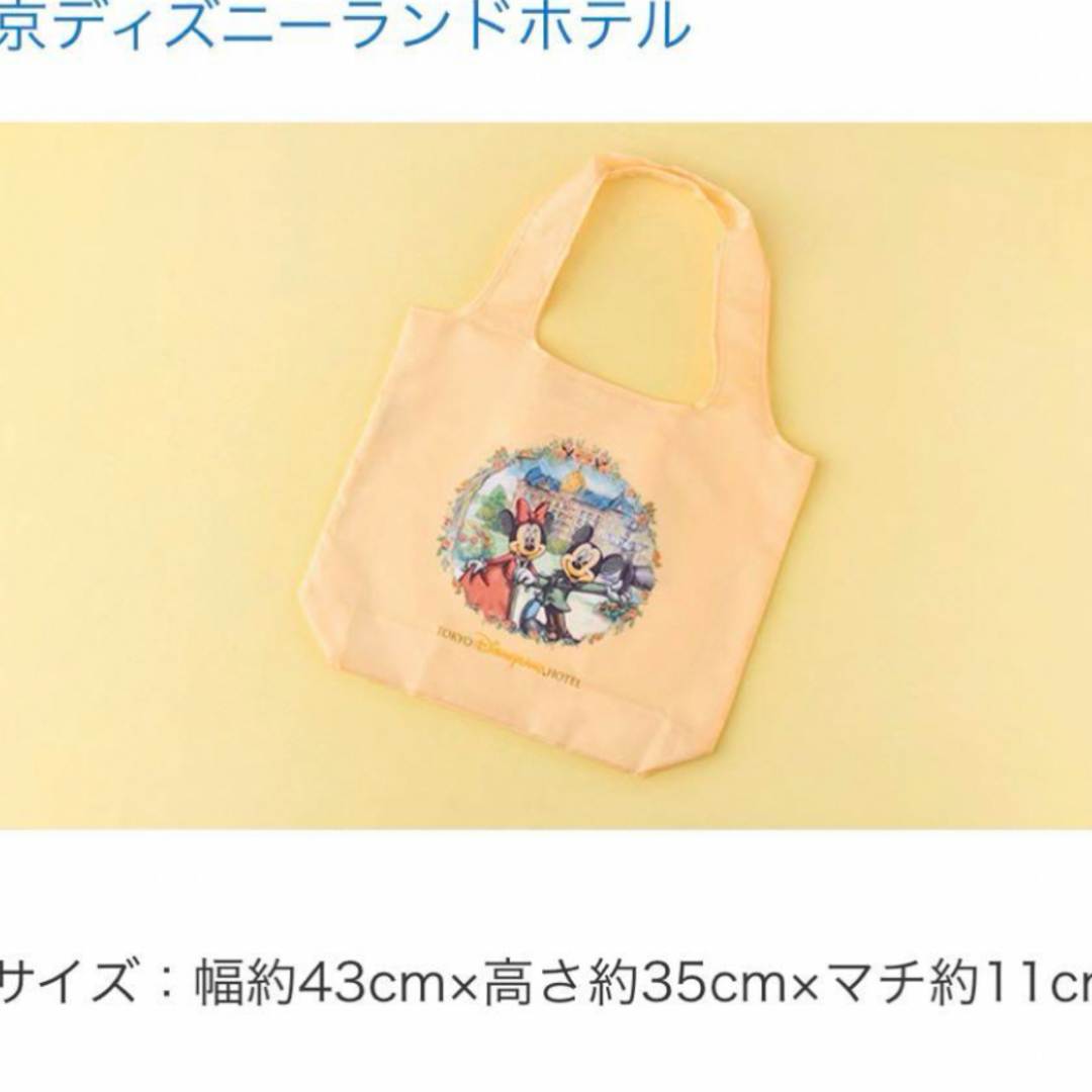 Disney(ディズニー)の♡新品未使用品♡ディズニーランドホテル　エコバッグ レディースのバッグ(エコバッグ)の商品写真