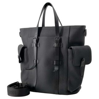 ルイヴィトン(LOUIS VUITTON)のルイヴィトン トートバッグ トリヨンレザー クリストファー・トート M58479 2wayショルダー ブラック 黒(トートバッグ)