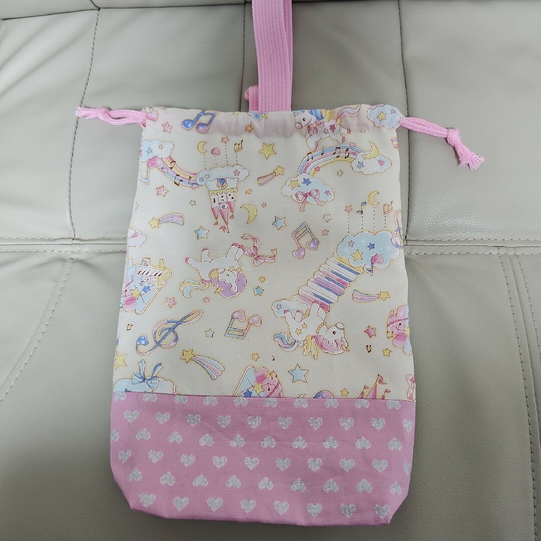 上履き入れ ハンドメイド 女の子 キッズ/ベビー/マタニティのこども用バッグ(シューズバッグ)の商品写真