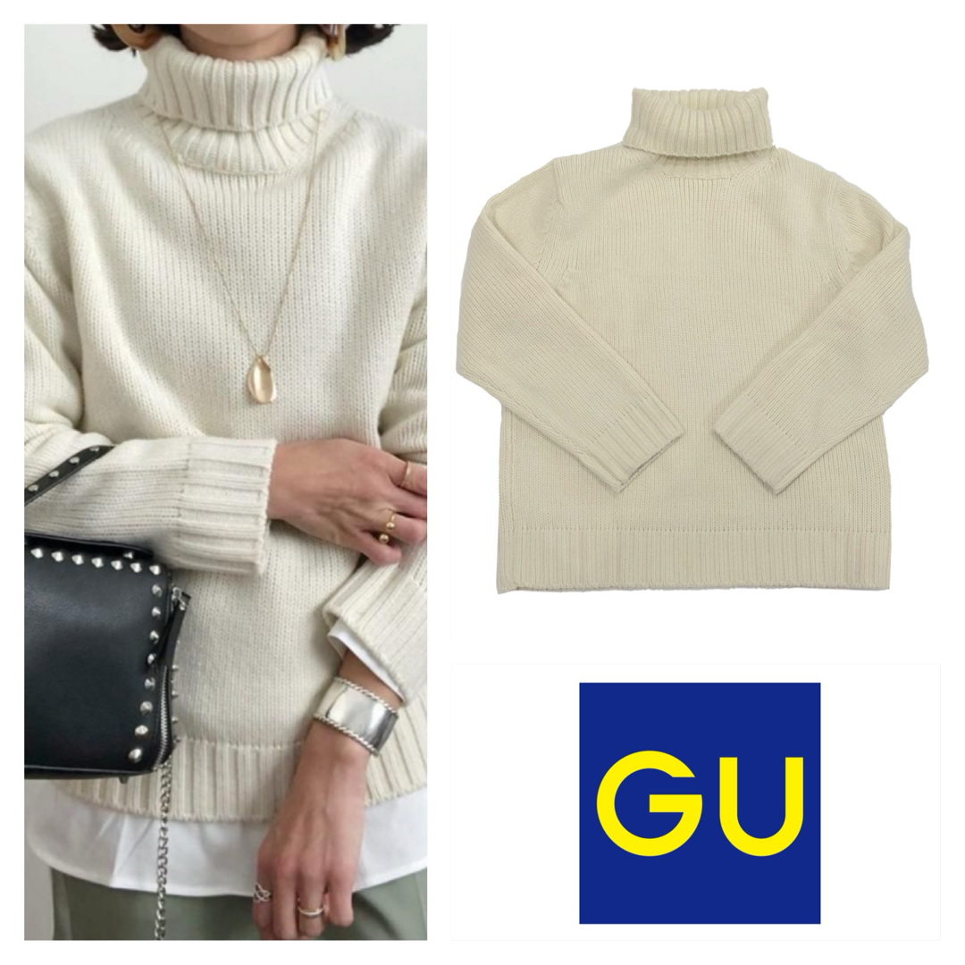 GU(ジーユー)のGU lowgauge turtleneck sweater レディースのトップス(ニット/セーター)の商品写真