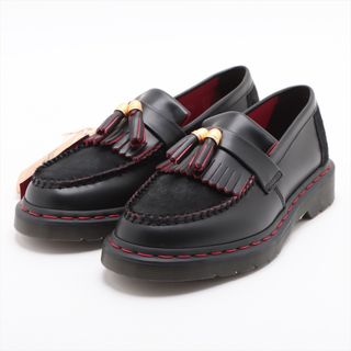 ドクターマーチン(Dr.Martens)のドクターマーチン  レザー×ハラコ UK5 ブラック レディース ローファ(ローファー/革靴)