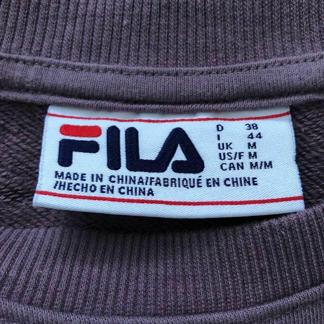 FILA(フィラ)のFILA リブ付きスウェット M パープル フィラ メンズのトップス(スウェット)の商品写真