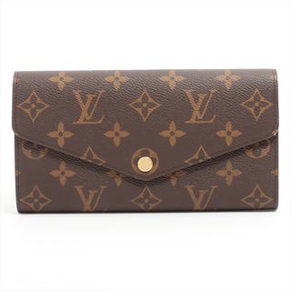 ルイヴィトン(LOUIS VUITTON)のヴィトン ポルトフォイユ サラ   ブラウン レディース 長財布(財布)