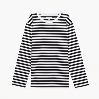 アニエスベー(agnes b.)の美品 agnes b. ボーダーTシャツ 正規品(Tシャツ(長袖/七分))