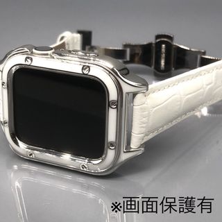 ch★アップルウォッチバンド　ケース　レザー 本革ベルト Apple Watch(レザーベルト)