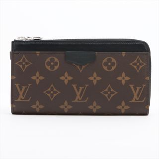 ルイヴィトン(LOUIS VUITTON)のヴィトン ジッピードラゴンヌ   ブラック×ブラウン メンズ 長財布(長財布)