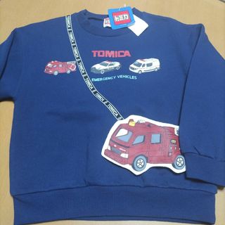 タカラトミー(Takara Tomy)の新品トミカ裏起毛トレーナー120(Tシャツ/カットソー)