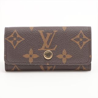 ルイヴィトン(LOUIS VUITTON)のヴィトン ミュルティクレ4   ブラウン ユニセックス キーケース(キーケース)