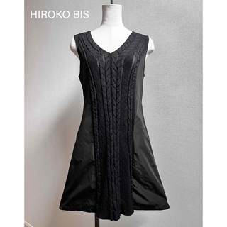 HIROKO BIS - HIROKO BIS ヒロコビズ ワンピース 11(L位) ベージュ 