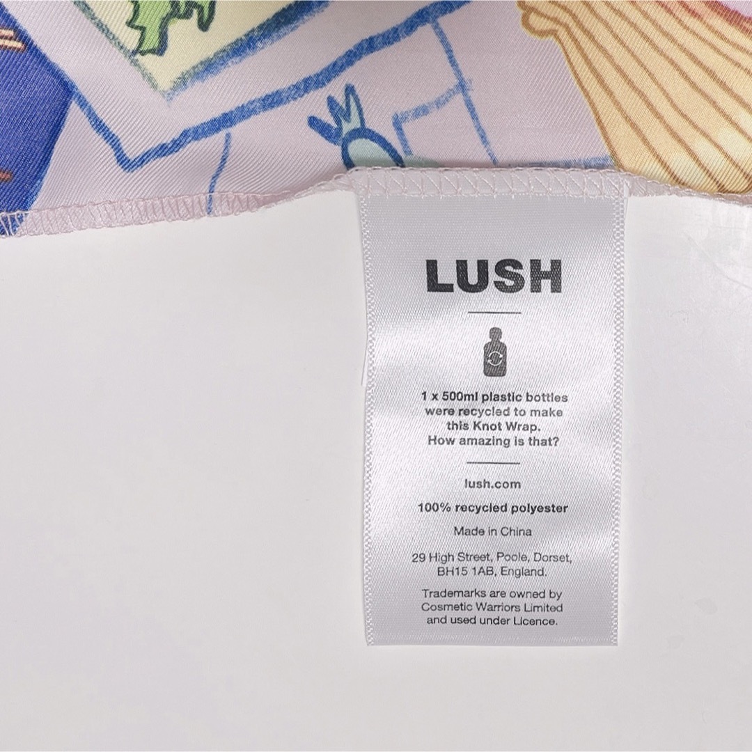 LUSH(ラッシュ)のLUSH ラッシュ 風呂敷 タオル ハンカチ  レディースのファッション小物(バンダナ/スカーフ)の商品写真