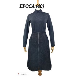 エポカ(EPOCA)の美品 EPOCAエポカ フロントジップスカート(ひざ丈スカート)