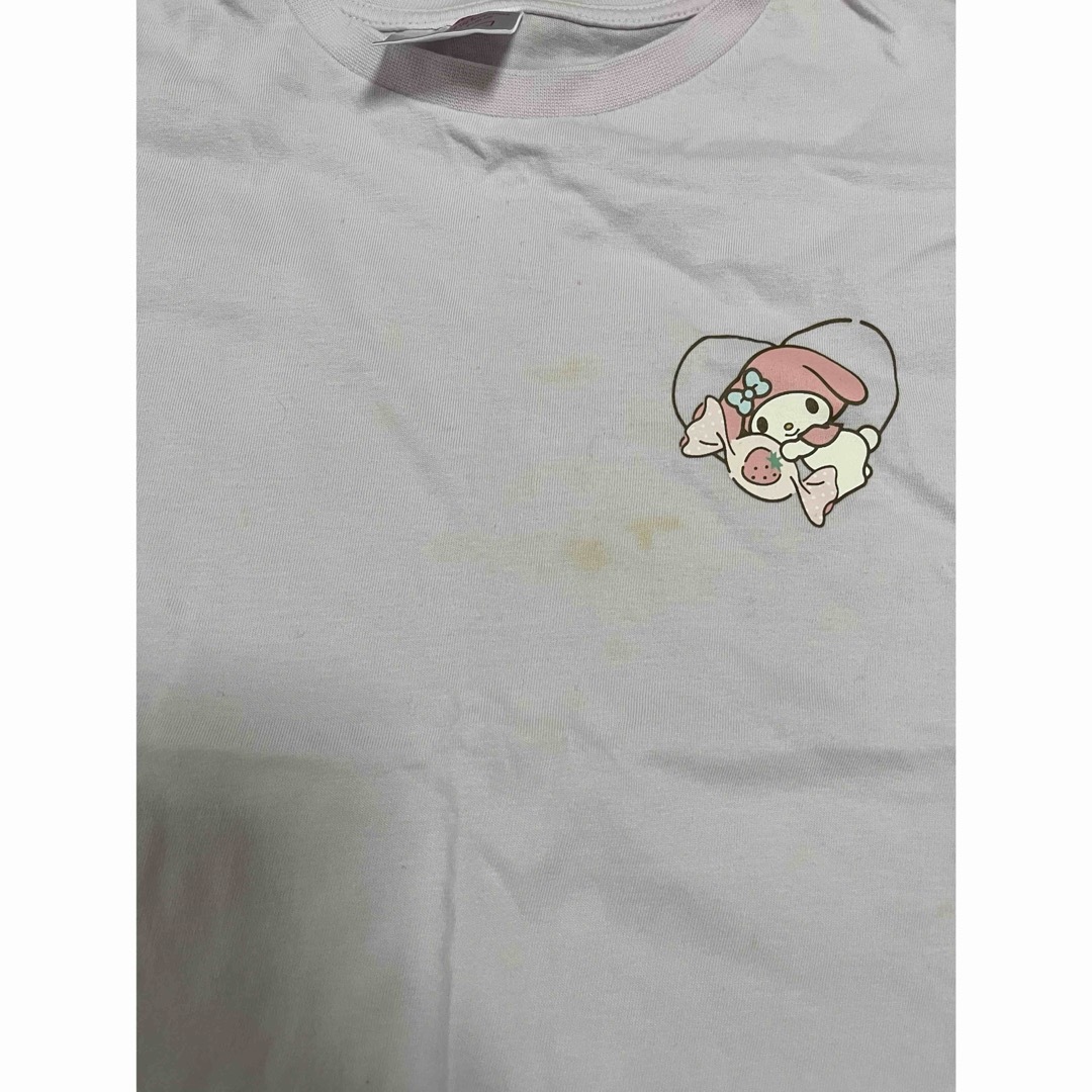 GU(ジーユー)のGU マイメロ　tシャツ  140cm キッズ/ベビー/マタニティのキッズ服女の子用(90cm~)(Tシャツ/カットソー)の商品写真