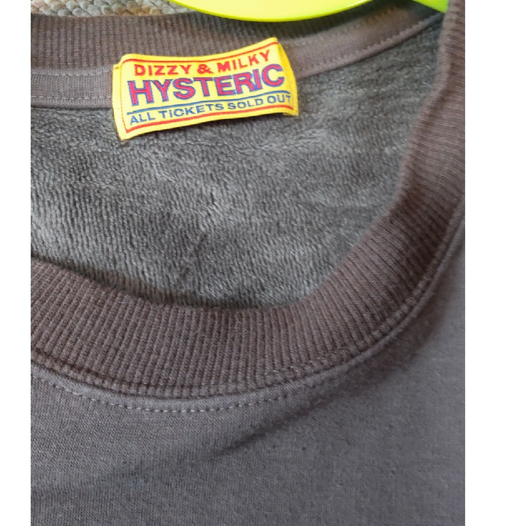 HYSTERIC GLAMOUR(ヒステリックグラマー)のヒステリックグラマー 裏起毛 ワンピース トレーナー サークル サウンド ガール レディースのトップス(トレーナー/スウェット)の商品写真