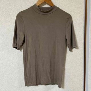 ザラ(ZARA)のZARA ザラ ハイネック半袖スリーブトップス(カットソー(半袖/袖なし))