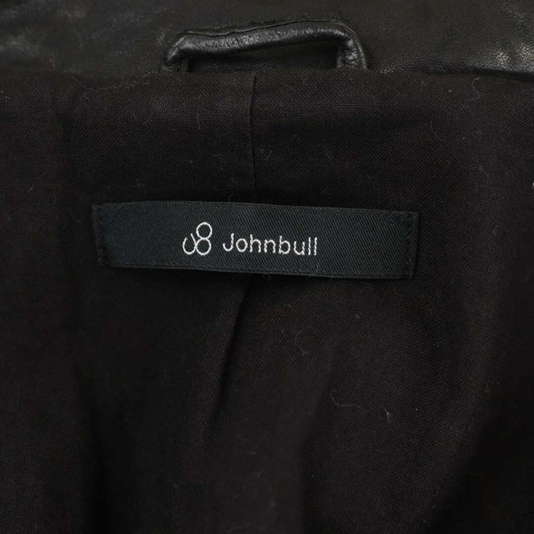 JOHNBULL(ジョンブル)のジョンブル ラムレザージャケット ライダース シングル S 黒 ブラック レディースのレディース その他(その他)の商品写真