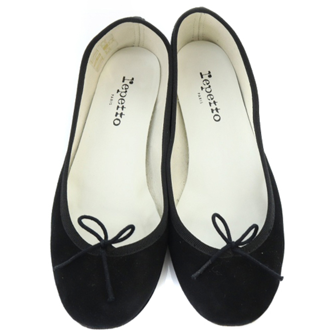 repetto(レペット)のレペット パンプス スエード リボン 38.5 24.3cm レディースの靴/シューズ(ハイヒール/パンプス)の商品写真