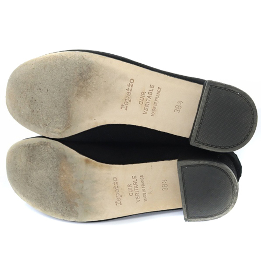 repetto(レペット)のレペット パンプス スエード リボン 38.5 24.3cm レディースの靴/シューズ(ハイヒール/パンプス)の商品写真