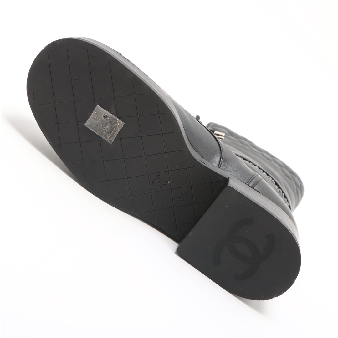 CHANEL(シャネル)のシャネル ココマーク レザー 37 ブラック レディース ブーツ レディースの靴/シューズ(ブーツ)の商品写真