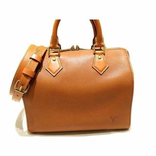 ルイヴィトン(LOUIS VUITTON)の希少 美品 ヴィトン ミレジム・レザー コレクション スピーディ25 バンドリール ☆ M21176 ブラウン カーフ 牛革 2WAY ハンドバッグ ▼6A(ショルダーバッグ)