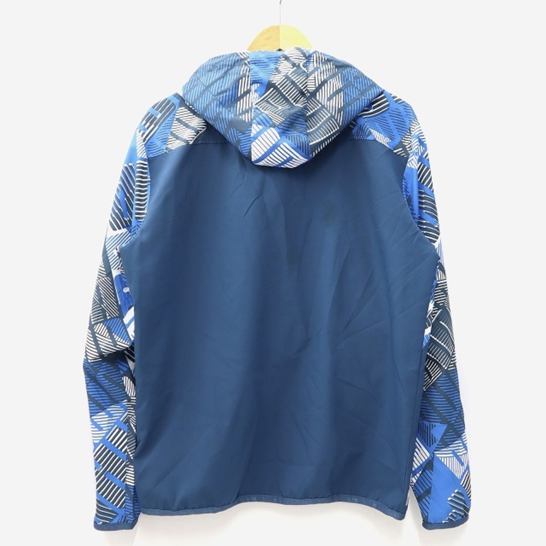 PUMA(プーマ)のプーマ ロゴプリント PT ノンラインド ウーブンジャケット L ブルー メンズのジャケット/アウター(ブルゾン)の商品写真