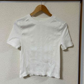 ザラ(ZARA)のZARA ザラ ラウンドネックカットソー半袖トップス(Tシャツ(半袖/袖なし))