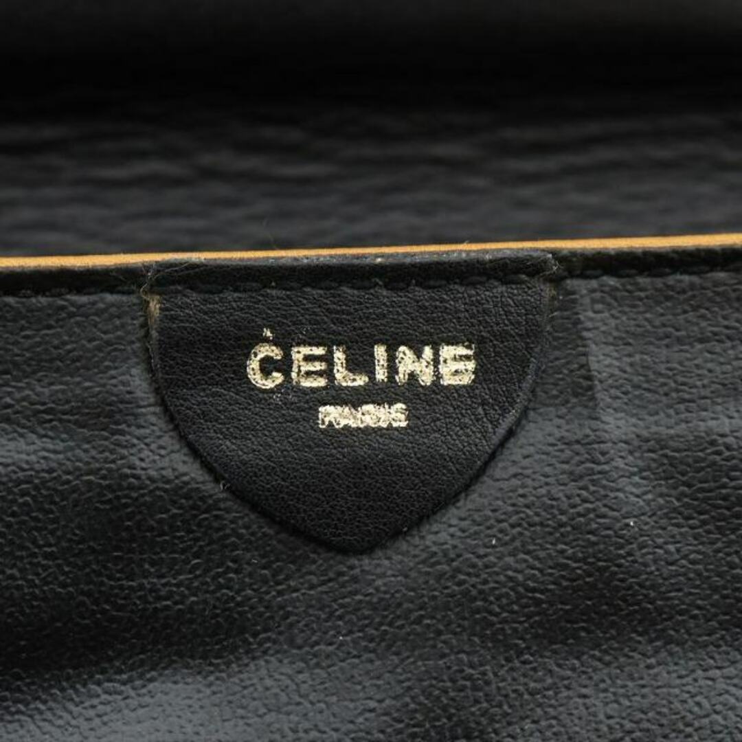 celine(セリーヌ)のCELINE ヴィンテージ クラッチバッグ セカンドバッグ 馬車金具 レザー黒 メンズのバッグ(セカンドバッグ/クラッチバッグ)の商品写真