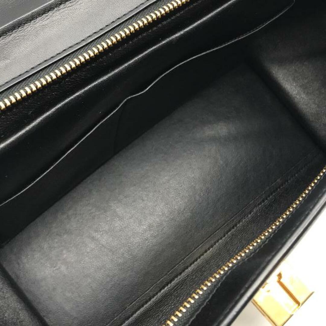 celine(セリーヌ)の美品 CELINE セリーヌ トラペーズ レザー 2WAY ハンド バッグ ブルー|ブラック|ホワイト k1118 レディースのバッグ(ハンドバッグ)の商品写真