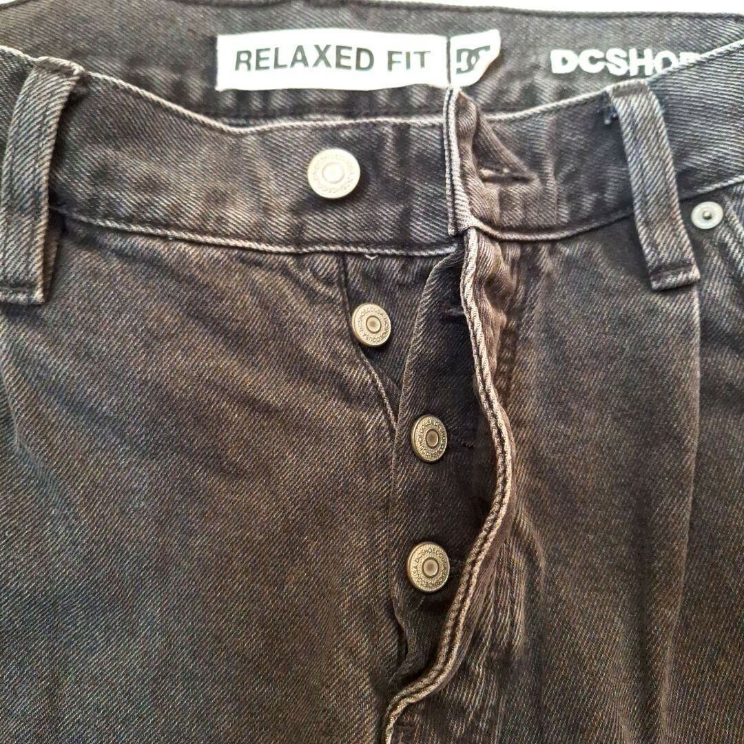 ディーシーシューコ デニム ジーンズ レディース リラックスフィット ブラック レディースのパンツ(デニム/ジーンズ)の商品写真
