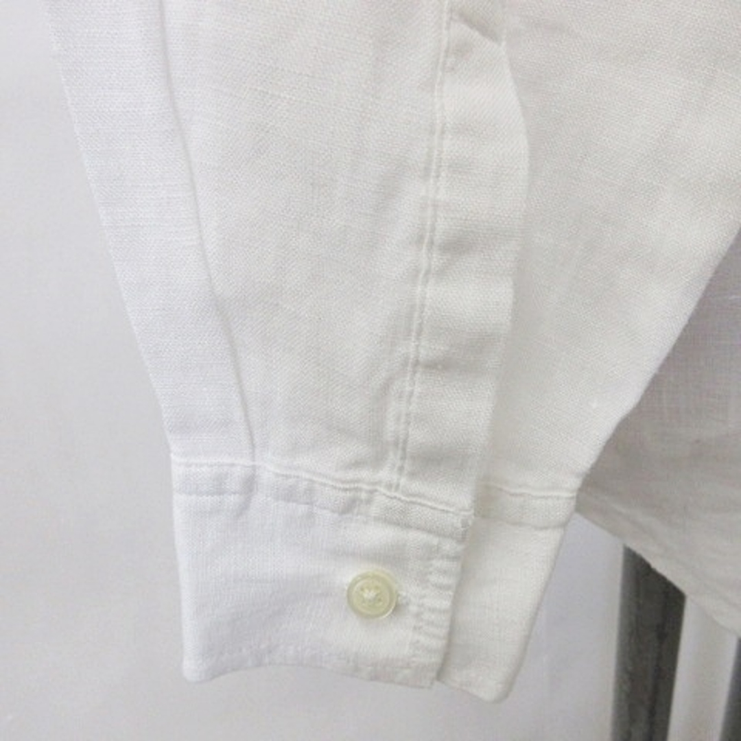 GAP(ギャップ)のGAP シャツ 2枚セット カジュアルシャツ 長袖 麻 ピンク 白 XXS レディースのトップス(シャツ/ブラウス(長袖/七分))の商品写真