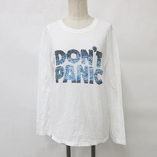 マークバイマークジェイコブス(MARC BY MARC JACOBS)のマークバイマークジェイコブス Tシャツ ロンT 長袖 丸首 ロゴ 文字 綿 白(Tシャツ(長袖/七分))