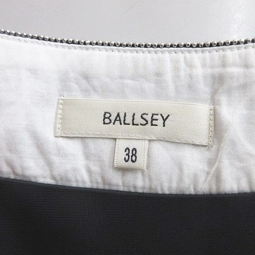 Ballsey(ボールジィ)のボールジー トゥモローランド ワンピース 膝丈 長袖 Vネック グレー 38 レディースのワンピース(ひざ丈ワンピース)の商品写真
